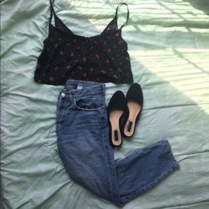 F21 crop loose cami
